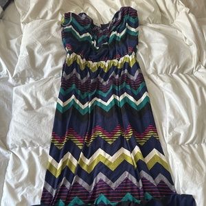 Strapless dress